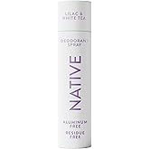 Native Deodorant & Body Spray Contains Naturally Derived Ingredients | Deodorant for Women and Men, All Day Odor Protection, Aluminum and Hydrocarbon Propellant Free | Lilac & White Tea