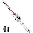 ORYNNE 1/2 Inch Curling Iron Wand Ceramic, Small Barrel Curling Iron for Tight Curls, Half Inch Tiny Curling Wand for Short & Long Hair, Heat Up Fast, Digital Temp Control