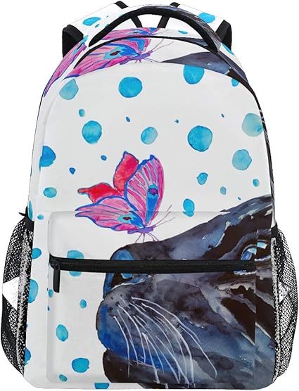 Amazon Patinisa 子供用 手描きの黒猫の水彩イラスト キッズ リュック サック 女の子 男の子 幼稚園 かわいい 児童バッグ 軽量 おしゃれ お祝い プレゼント 通園 通学 男女兼用バッグパック Patinisa Pcバッグ ケース スリーブ 通販