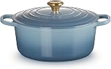 Le Creuset Signature Chambray Cast Iron Round Casserole 28 cm 6.7 L view 2
