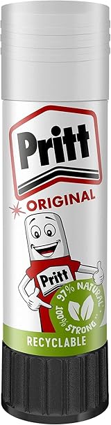 Pritt Glue Stick 22g Pack of 3 Child Friendly Craft School Office Supplies view 4