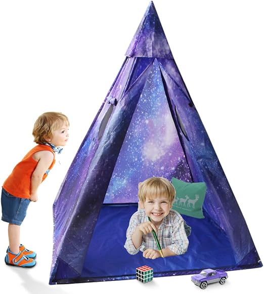 purple play tent