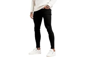GINGTTO Mens Skinny Jeans Stretch Slim Fit Jean Pants
