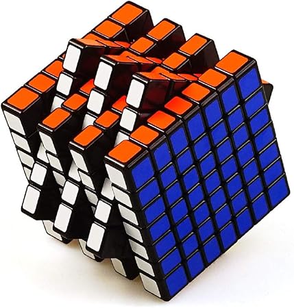 D Eternal MoYu Mofang Jiaoshi 7x7 High Speed Rubiks Magic Rubix Cube,Multicolor