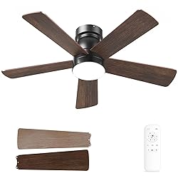 AKOFUN Ceiling Fans with Lights, 42 inch Low