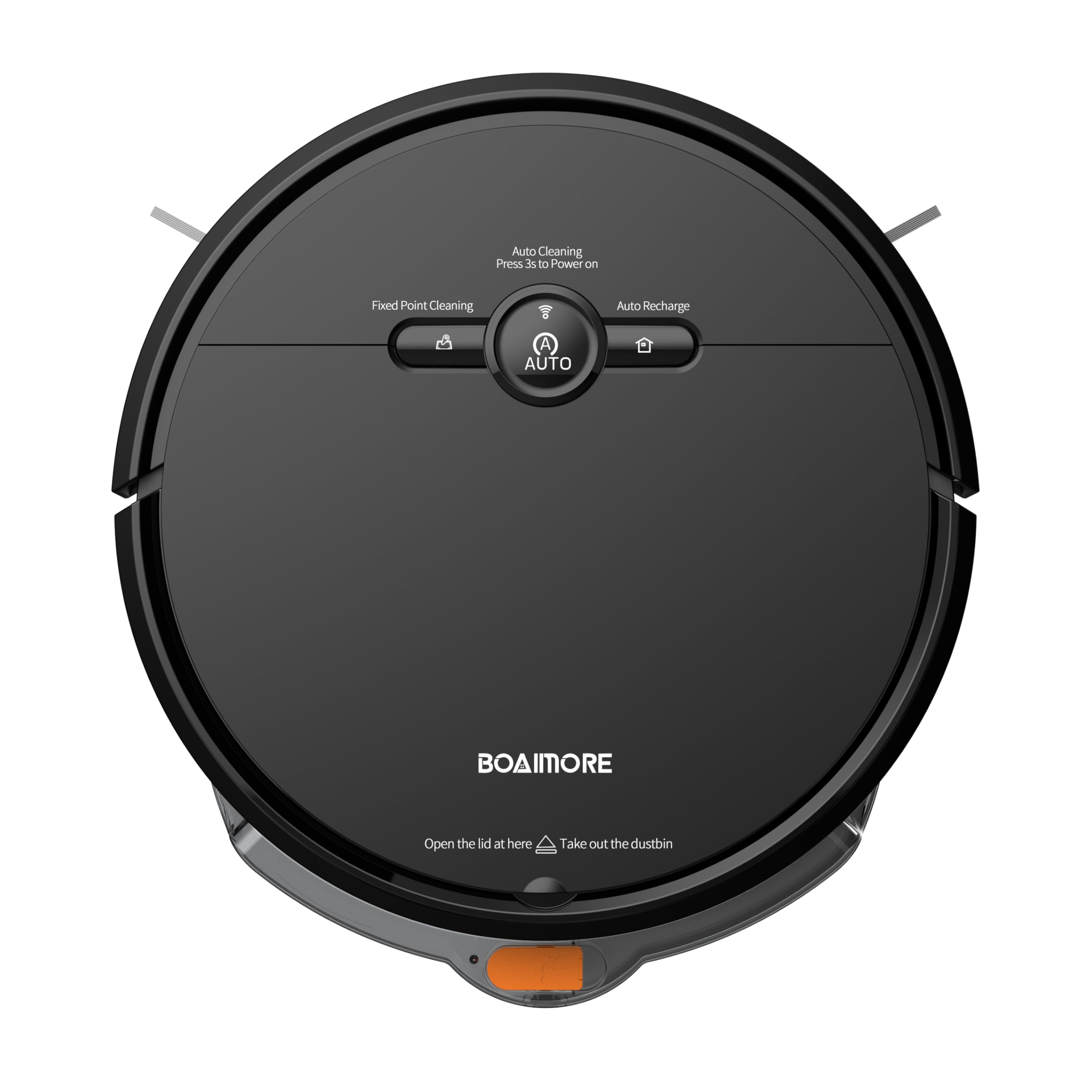 BOAIMORE D2 Robot Vacuum Cleaner, Strong Suction, 120 Mins Runtime, Slim, Low Noise, Automatic Self-Charging, Wi-Fi/App/Alexa Control, Ideal for Pet Hair Hard Floor and Daily Cleaning