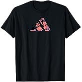 Adidas Badge of Sport Three Bar Floral Graphic T-Shirt