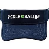 Pickleball Visor | Funny Pickle Ball Hat for Women and Men | Pickleball Gift Blue