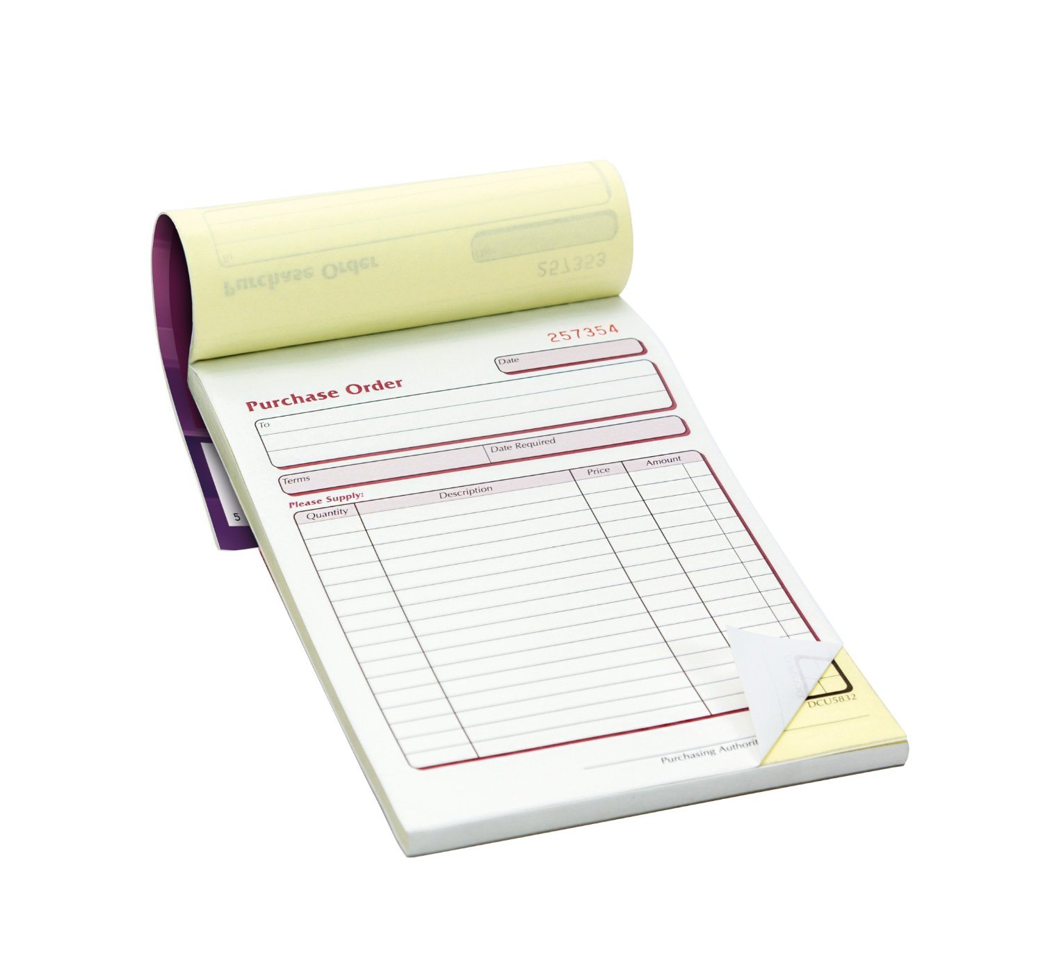 Pukka Pad, NCR Duplicate Purchase Order Book 137 x 203mm