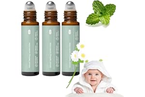 3Pcs Teething Roller, Mamas Teether: Baby Teething Oil Roller, Teething Roller All Natural for Babies, Natural Gentle Teethin