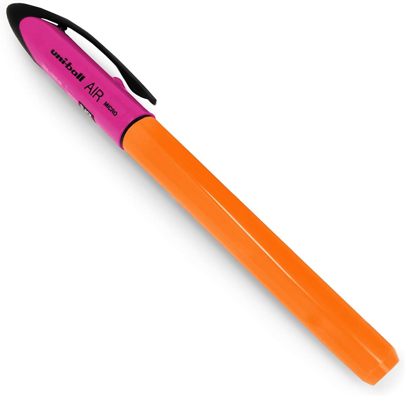 Uni-Ball Air - 0.5mm Rollerball - Blue, Green, Pink and Orange Barrel - Black Ink - Pack of 4 - UBA-188E-M - Image 5