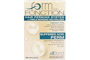 POWERTOOLS form AND FUNCTION Hair Perming System with Triple Bonding Neutralizer | Buffered Acid Perm | Multiple Porosity, Highlighted (Under 50%) Hair Types | pH 7.7 - 8.0