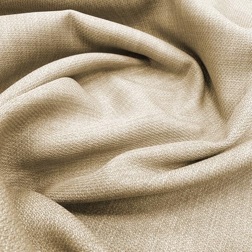Greaton Chenille Textured Upholstery Fabric By The Yard - Stain Resistant Perfo…