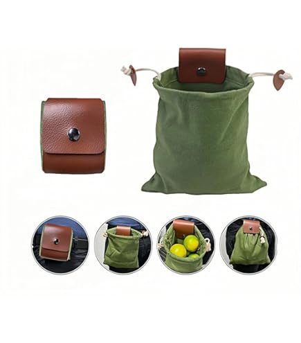 Sac De Cueillette Champignons En Maille Oxford | Grande Capacité 42x45cm | Pliable Et Respirant | Idéal Randonnée - 5