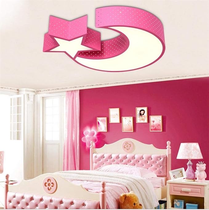 Luces de techo Lámpara Led Cuarto de niños Luz de techo Estrella de