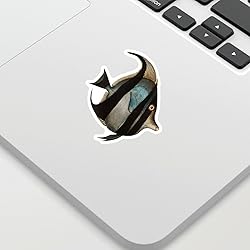 Funny Fish Stickers for Water Bottle, 50pcs Cool