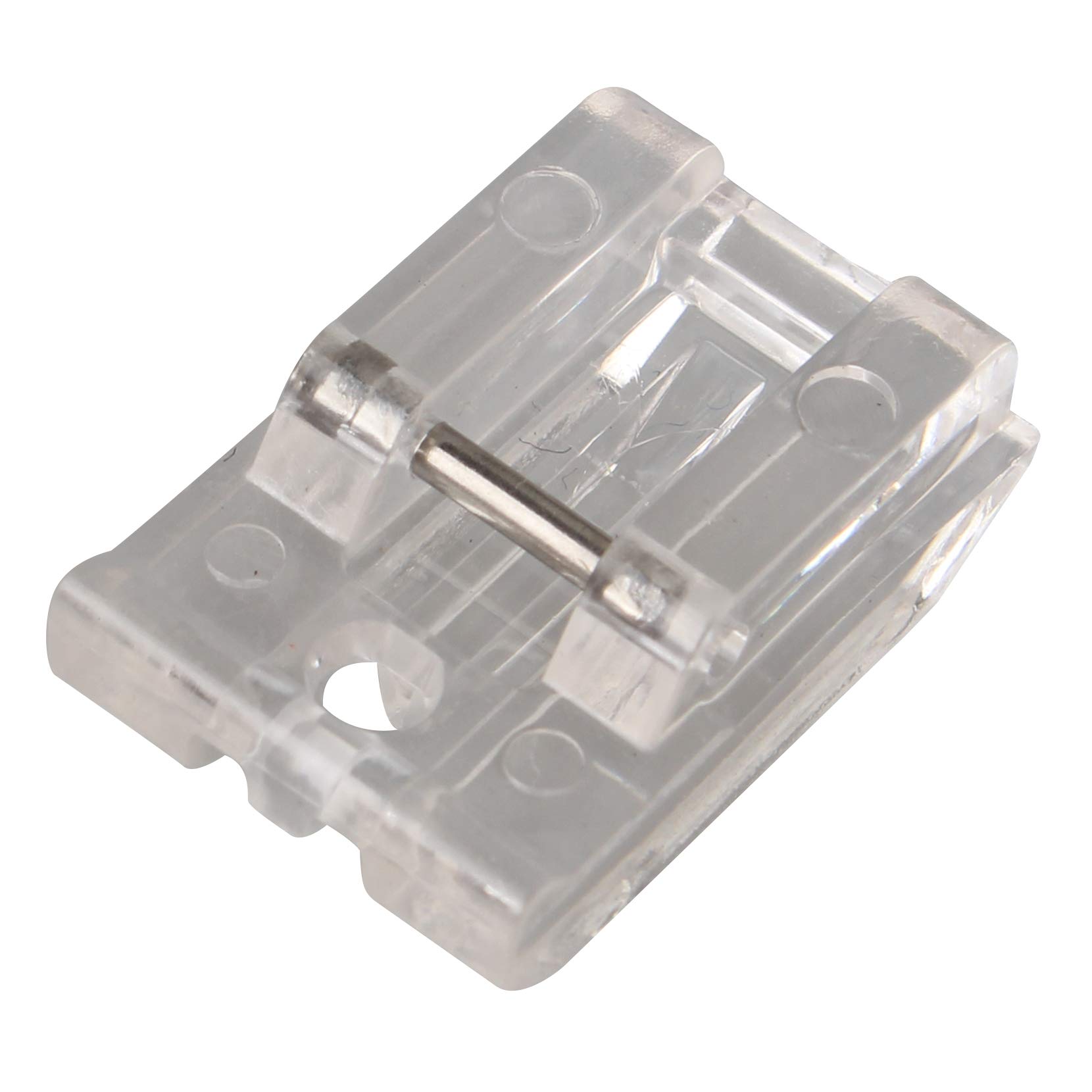 Jopto Invisible, Concealed Clear Zip, Zipper Foot with Tail Snap On, Compatible for Brother, Janome, New Singer Domestic Sewing Machines