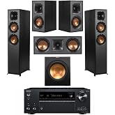 Klipsch Reference Dolby Atmos Home Theater + Onkyo TX-NR7100 9.2-Channel | Bundle with R-625FA Floorstanding Speakers, R-52C Center, R-41M Surrounds, R-12SW 12" Subwoofer &amp; Onkyo TX-NR7100 9.2-Channel