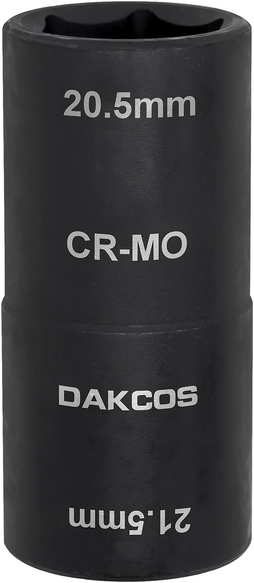 DAKCOS 20.5 x 21.5 mm Impact Wrench Nuts, 1/2 Inch Double Head Power Socket Wrench for Wheel Nut, CR-MO