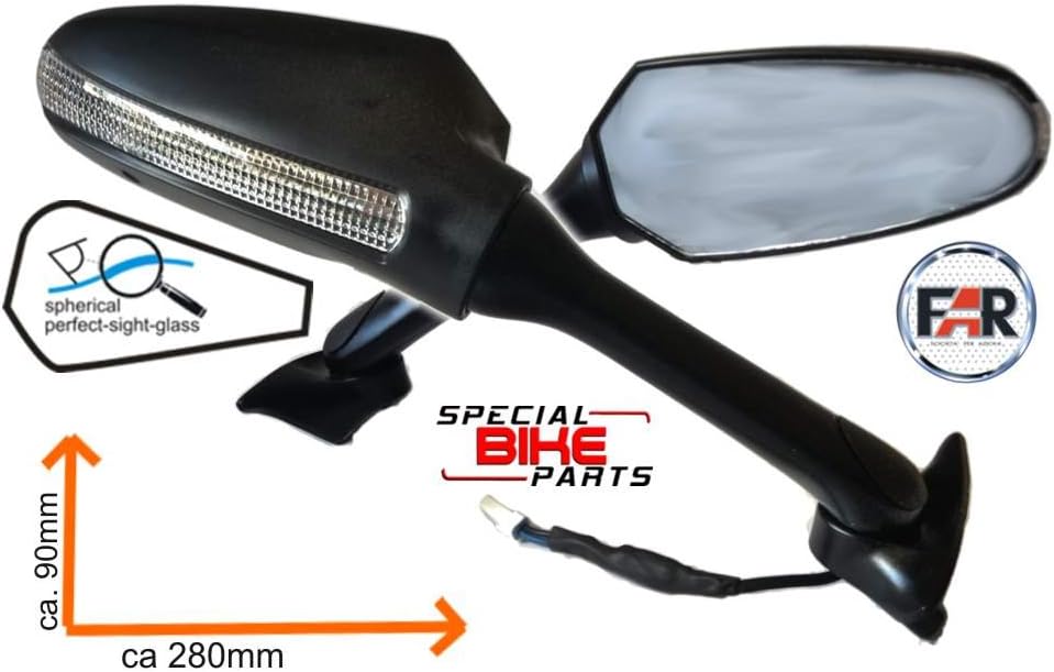 Ducati Panigale 899 1199 Compatible LED Indicator Mirror for Models up to 2015 Original Attachment