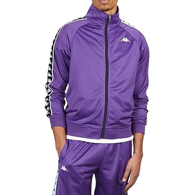 purple kappa tracksuit mens