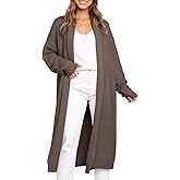 LILLUSORY Long Cardigan Sweaters for Women Fall Trendy Oversized Open Front Winter Coat