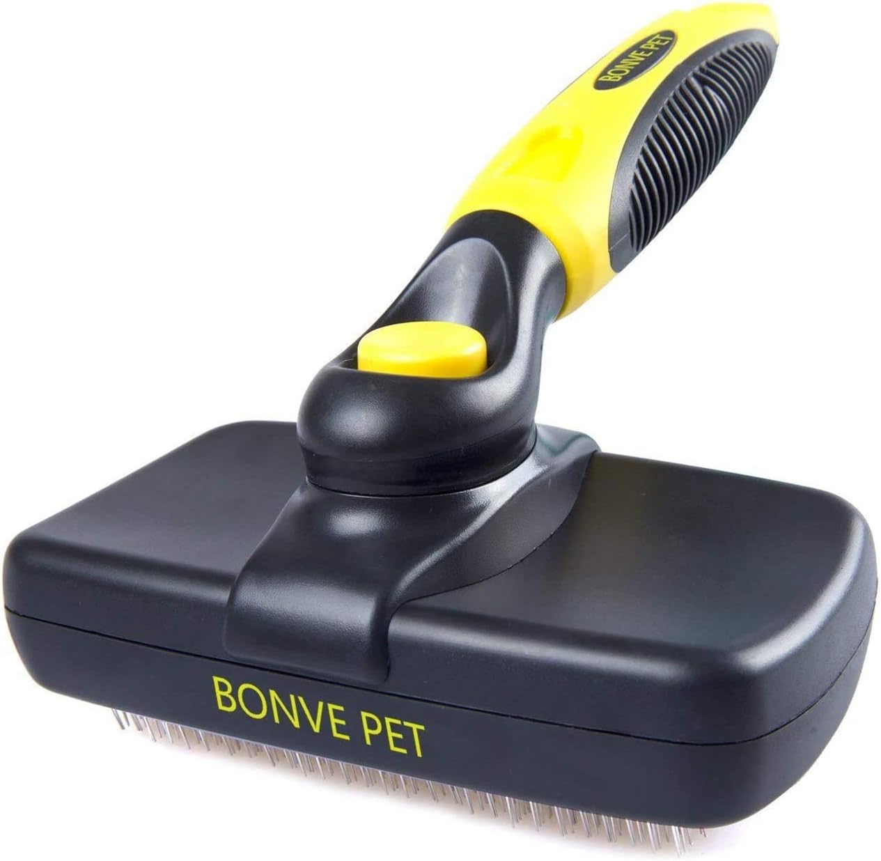 Bonve Pet Deshedding Tool & Pet Grooming Brush for Small, Medium & Large Dogs, Cats and horses, Professional Deshedding Tool & Pet Grooming Brush, Reduces Shedding by up to 95% (blue)