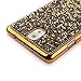 Galaxy Note 3 Case, NSSTAR Beauty Luxury Shiny Sparkle Bling Bling Glitter Handcraft Crystal [Rhinestone Diamond] Hard Plastic Plated Slim Case Cover Full Cover Protective Case for Galaxy Note 3,Gold