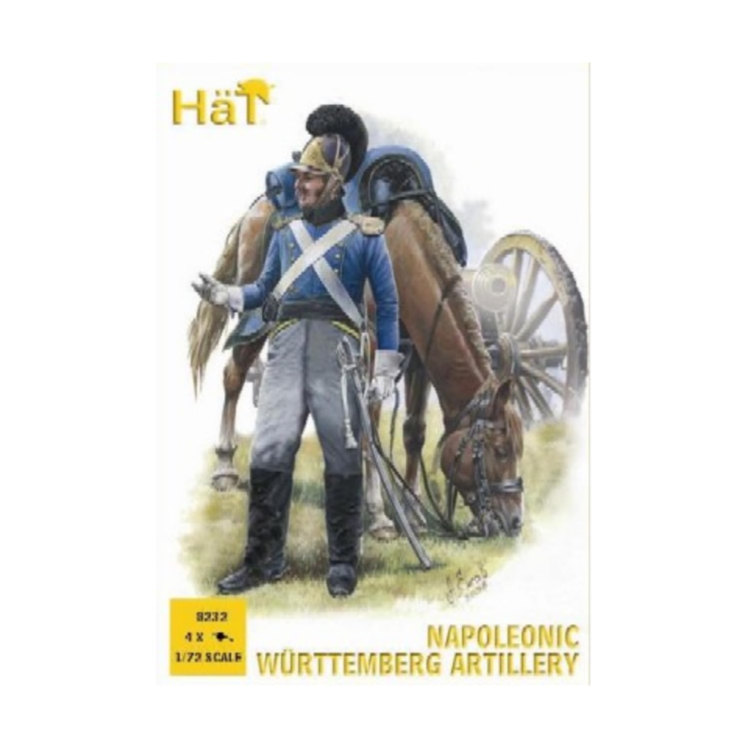 HaT Napoleonic Wurttemberg Artillery - 1:72 Plastic Soldier Kit