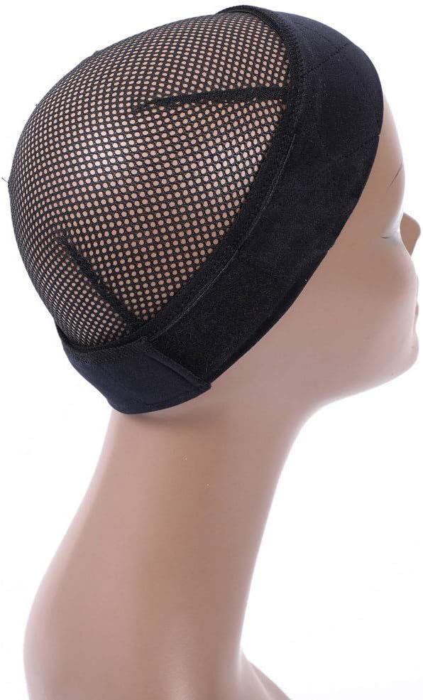 Flexible Wig Grip Band for Holding Wigs Comfort Headband Velvet Adjustable Hook and Loop Fastener Women Hair Scarf Wig Head Hair Band (Black)