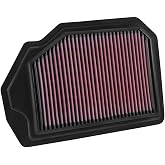 K&amp;N High-Flow Original Lifetime Engine Air Filter: Washable, 33-5019 | Fits Select 2015-2020 Genesis/Hyundai: G80, Genesis (See Product Description)