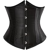 frawirshau Women's 9427 Lace Up Boned Underbust Waist Trainer Corset
