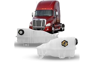 YUANJUFITT 603-5203 Engine Coolant Reservoir Tank Radiator for Freightliner Cascadia,Century Class,Columbia,Coronado,FLD 020SD,M2 106,M2 112 Coolant Tank with Sensor Truck Accessories 525263005