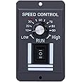 DC Motor Speed Controller DC 12-60V 40A PWM Brush Electric Motor Speed Regulator CW CCW Reversible Switch PWM Speed Control Forward/Reverse Rotation Control