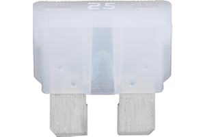Bussmann ATC-25 ATC Automotive Blade Fuse - 25 Amp, 5 Pack (Tin), Clear