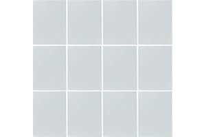 ILLUCKAI 12 Sheets Clear COE 90 Glass for Fusing, 6 x 4 inch Fused Glass Supplies for Glass Fusing Jewelry Making, Fusible Stained Glass Sheets for Crafts