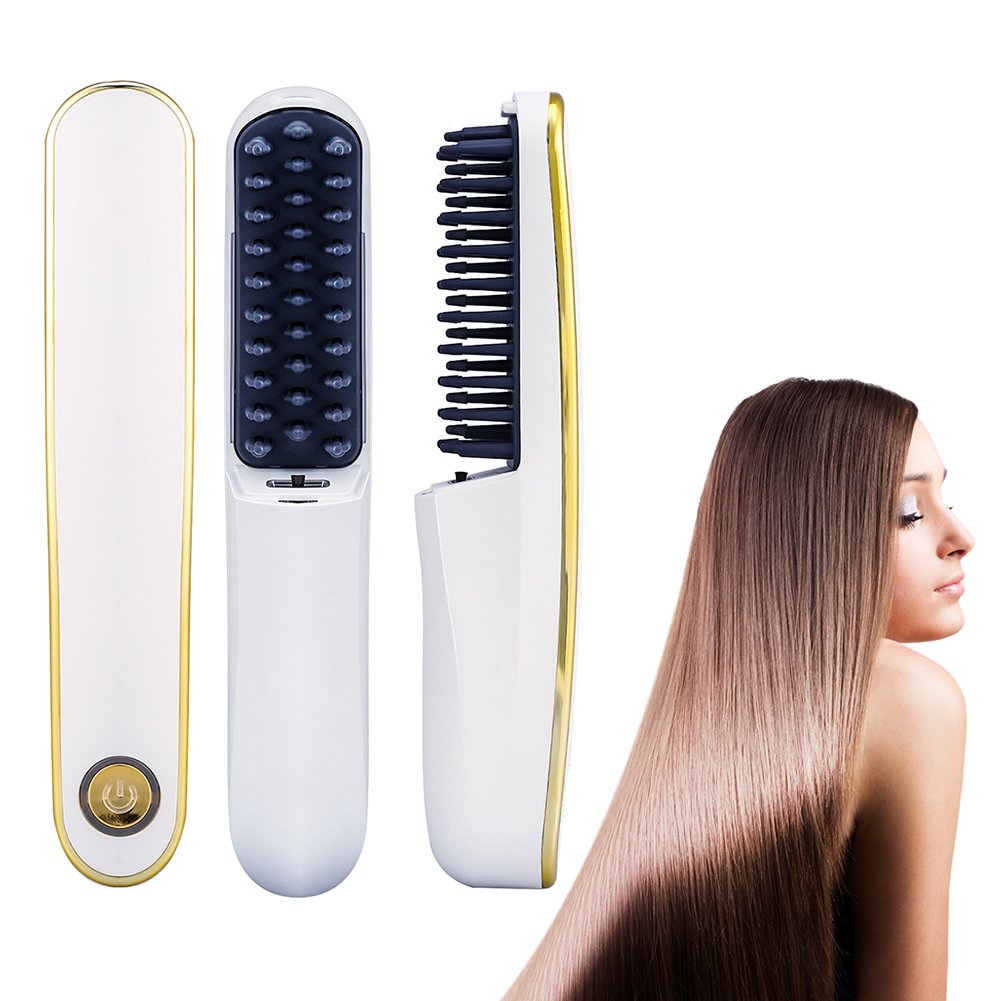 Buy Hair Comb Ceramic Electric Anion Hair Care Comb Anti Static