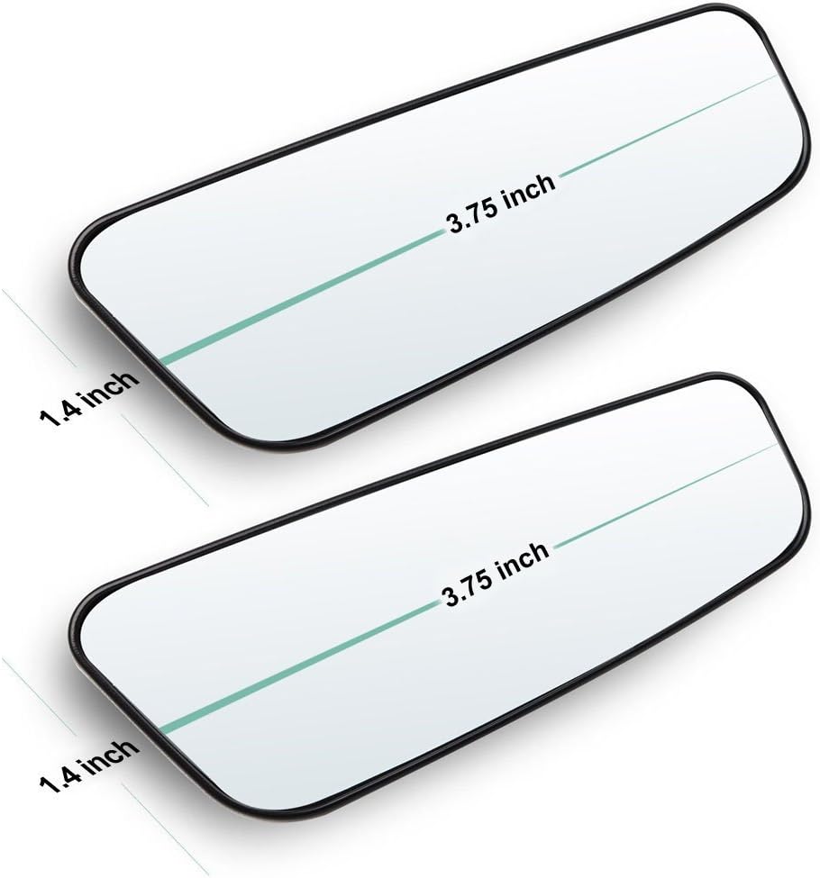 Teyimo Car Blind Spot Mirror Adjustable Blind Spot Mirrors 360 Degree Rotate Sway Convex Blind Spot Mirror Square for SUV Trucks RVs and Vans(Pack of 2 )