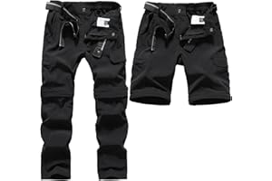 DAFENGEA Kids Hiking Cargo Pants Casual Outdoor Quick Dry Hiking Mountaineering Convertible Trousers