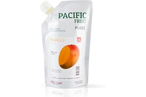 PACIFIC FRUIT | Mango Puree for Drinks | Real Fruit Puree for Cocktails | Sugar Free Mango Syrup Alternative | Smoothie Mix |