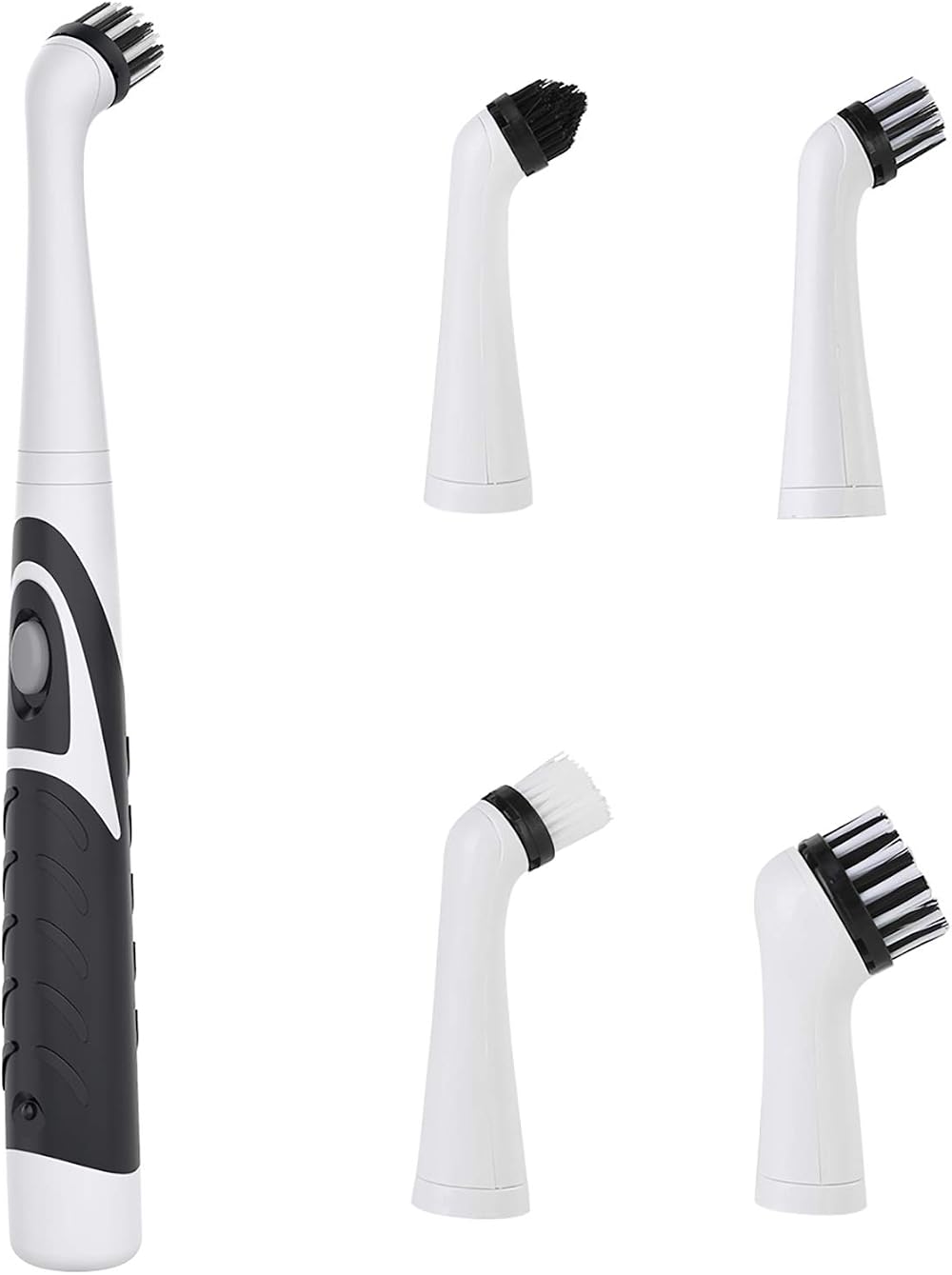 DaMohony Electric Cleaning Brush 4 Heads Tile Tub Shower Kitchen Bathroom Floor