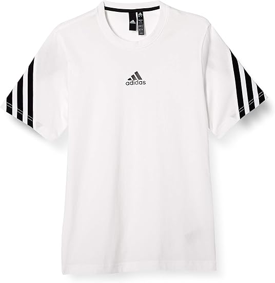 Amazon アディダス 半袖 Tシャツ アディダス スポーツウェア 3ストライプス テープtシャツ 462 メンズ フィットネス トレーニング シャツ 通販