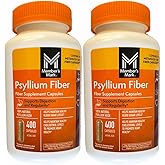 Member's Mark Fiber Capsules 2Pack (400 Count) Psyllium Husk is The #1 Doctor-Recommended Fiber Supplement.