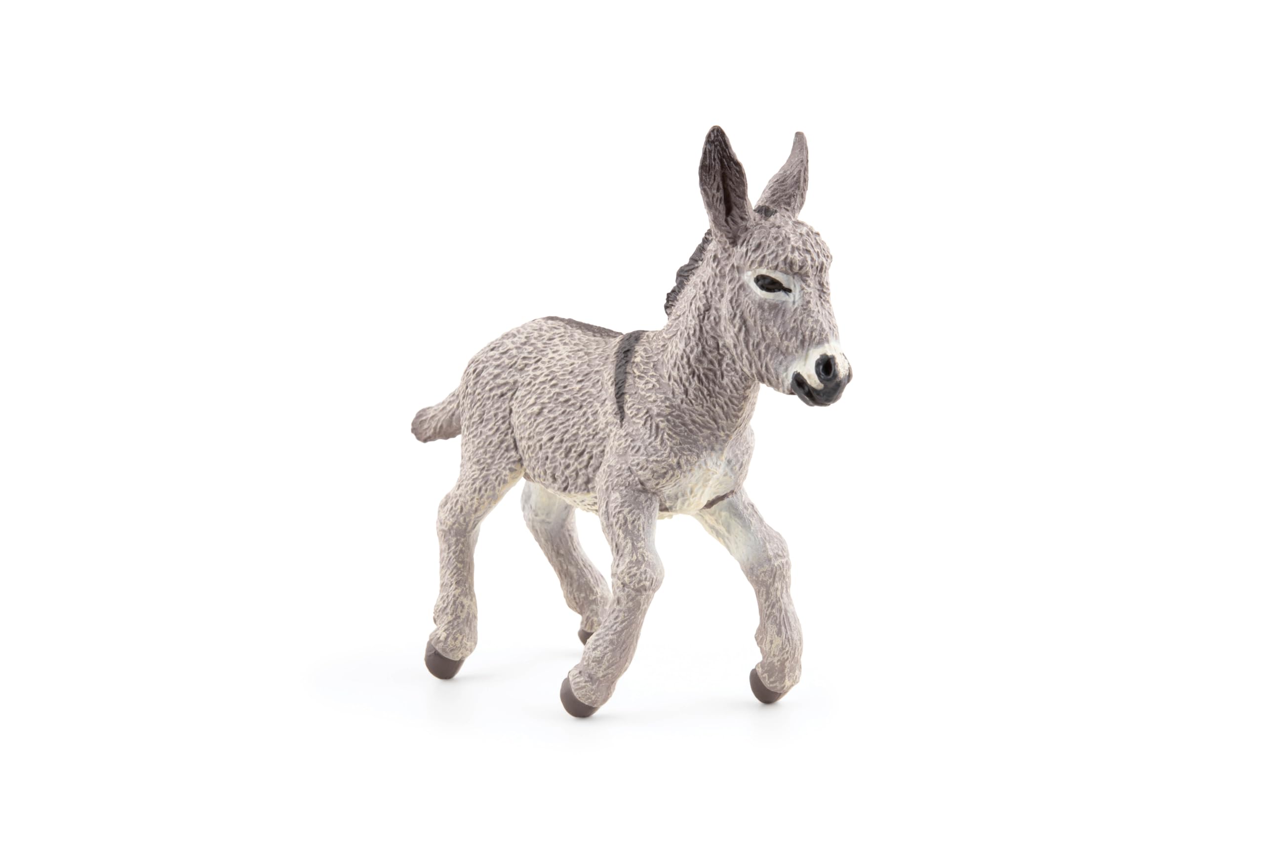 Papo - Realistic Provence Donkey Foal Figure - Ages 3+ - Farm Life Collection - Educational Play Young Farm Animals - Gift Idea Toy for Girls and Boys