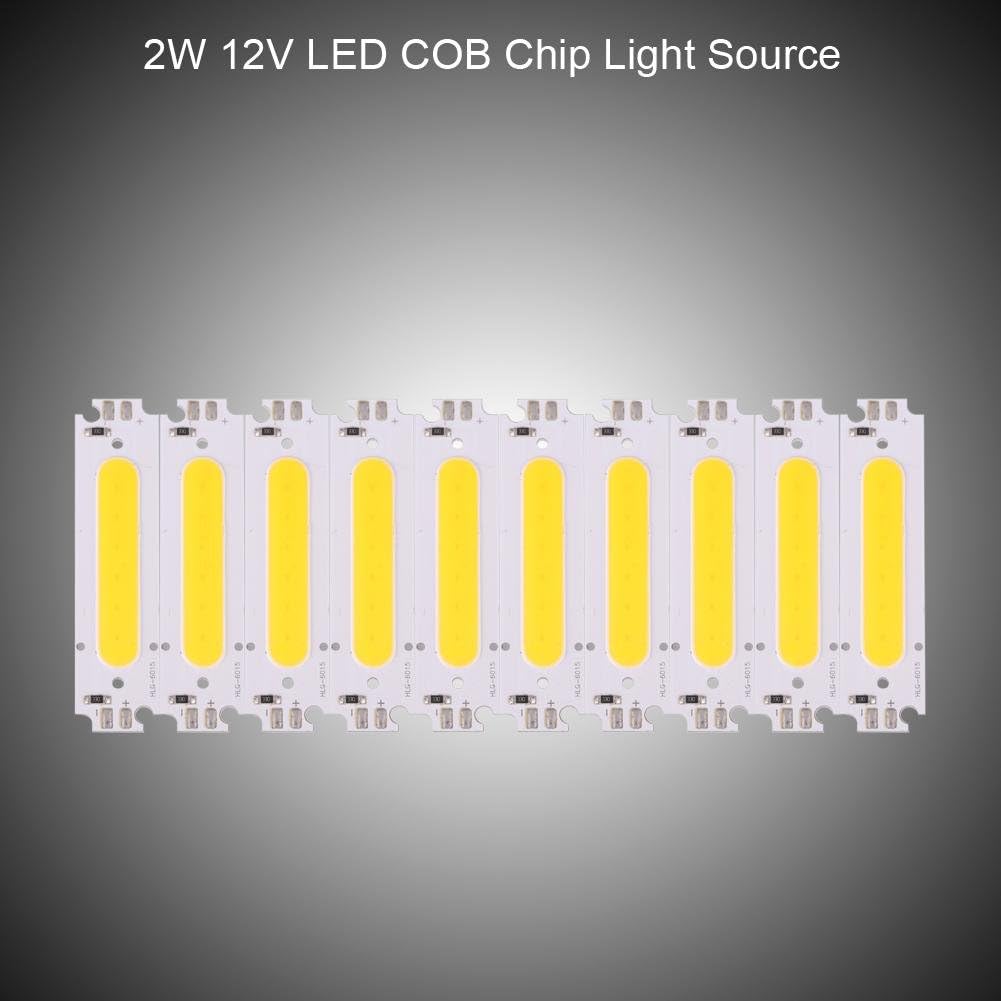 eecoo COB LED Strip Light 2W, Lamp Chip Harmless for Skin and Eyes, 1000LM Luminous Surface Super Bright for Exhibition Lighting DC 12V (Warm White) - Image 3