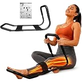Adjustable Hamstring Stretcher and Knee Extension Device for Flexibility | 3-level adjustable knee stretcher with 70&deg; handles and 20&deg; foot pad for hamstrings, calves, hips, lower back, and mobility.