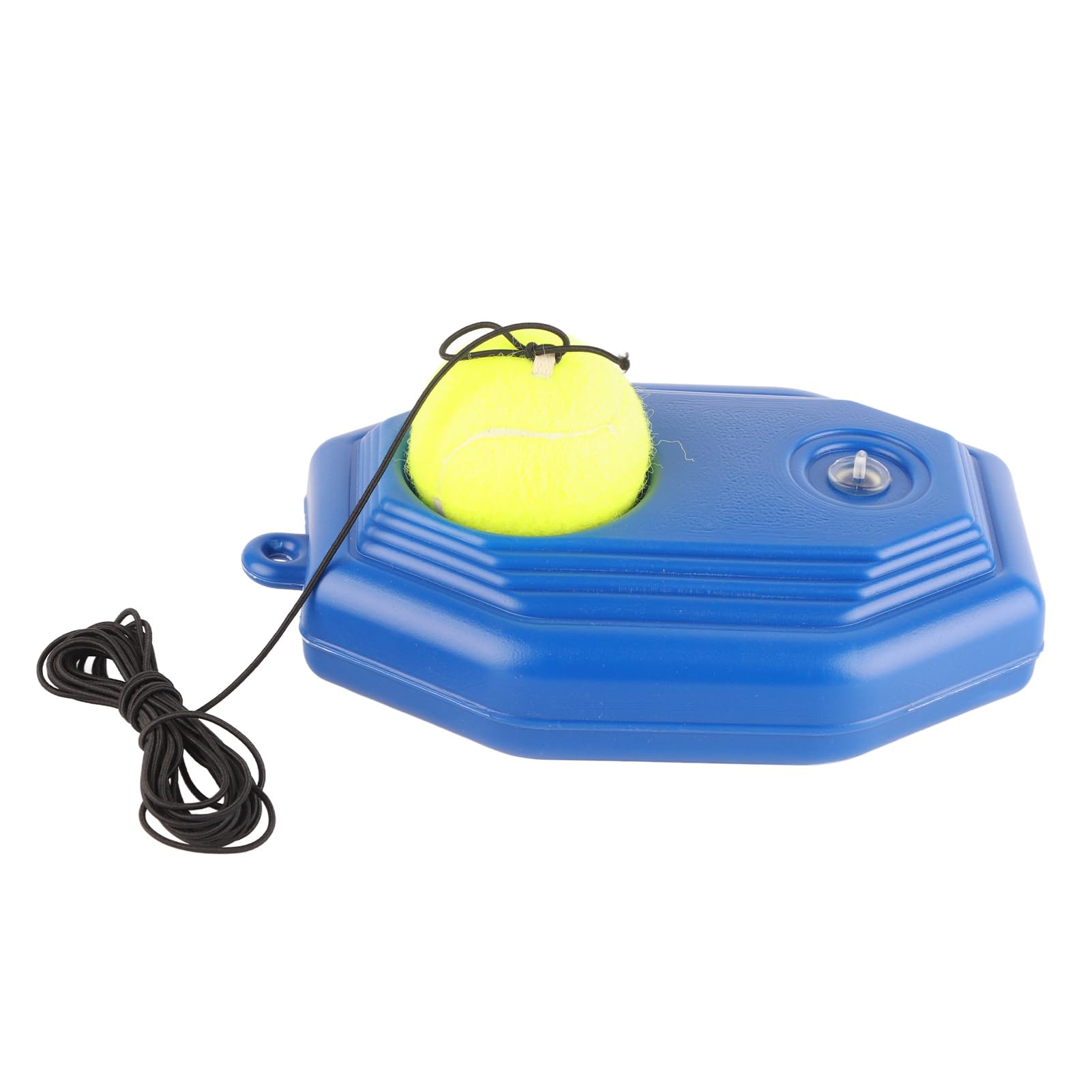 Pwshymi Tennis Ball Back Base Trainer Set with Rubber Elastic Rope for Single Person Practice Recreationball