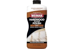 Weiman High-Traffic Hardwood Floor Polish and Restorer - Natural Shine, Removes Scratches, Leaves Protective Layer 32 fl. oz