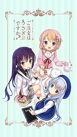 Amazon カーテン魂 ご注文はうさぎですか ココア チノ リゼのれん アニメ 萌えグッズ 通販