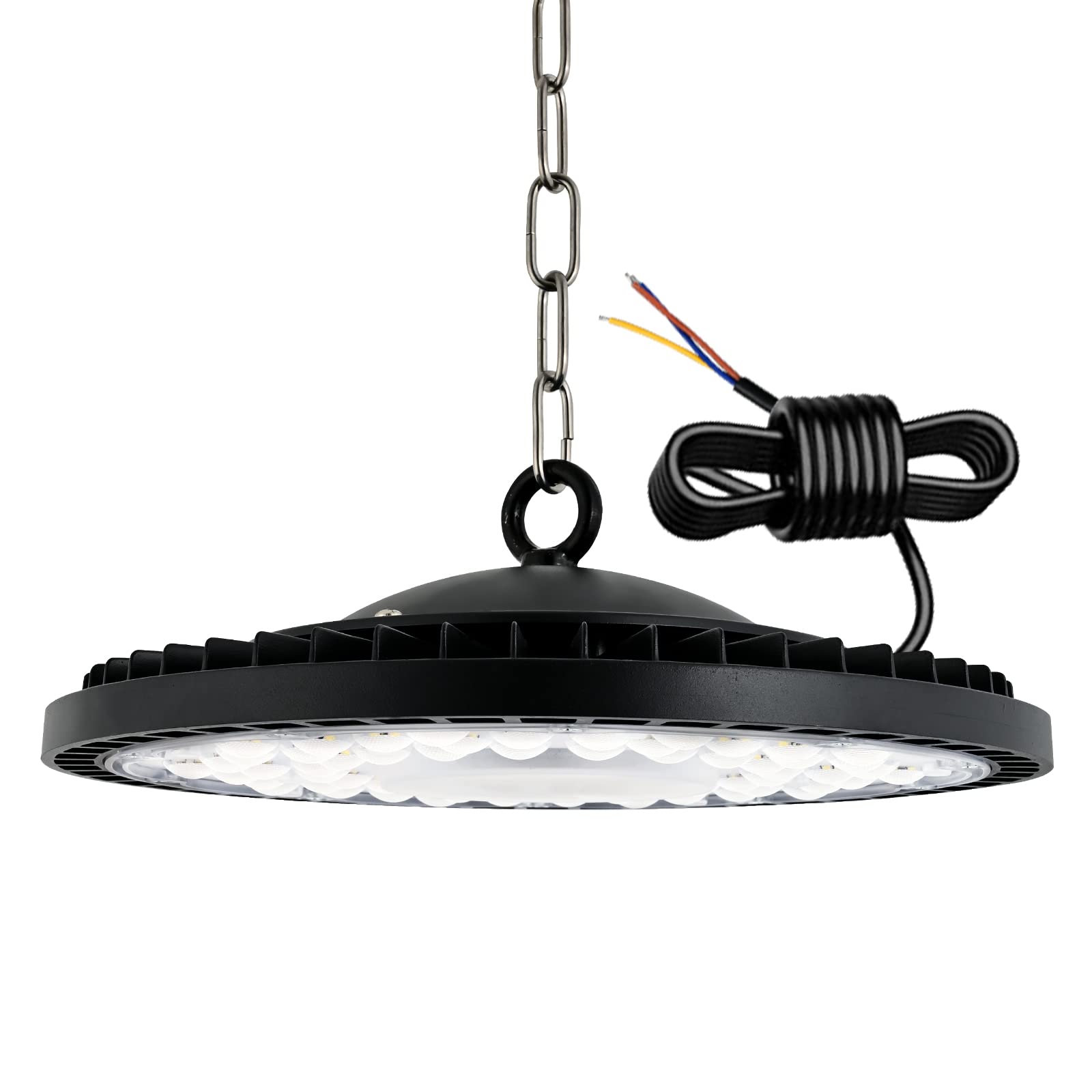 toobettp 300W UFO LED High Bay Light，30000LM Warehouse Lighting Daylight White 6500K IP65 Waterproof Shop Lights UFO Lighting for Warehouse Workshop Garage Factory Garage